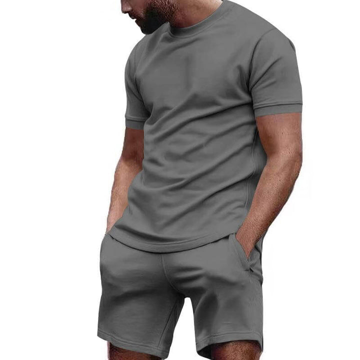 Lässiges T-Shirt & Shorts Set für Herren - Sommer-Outfit