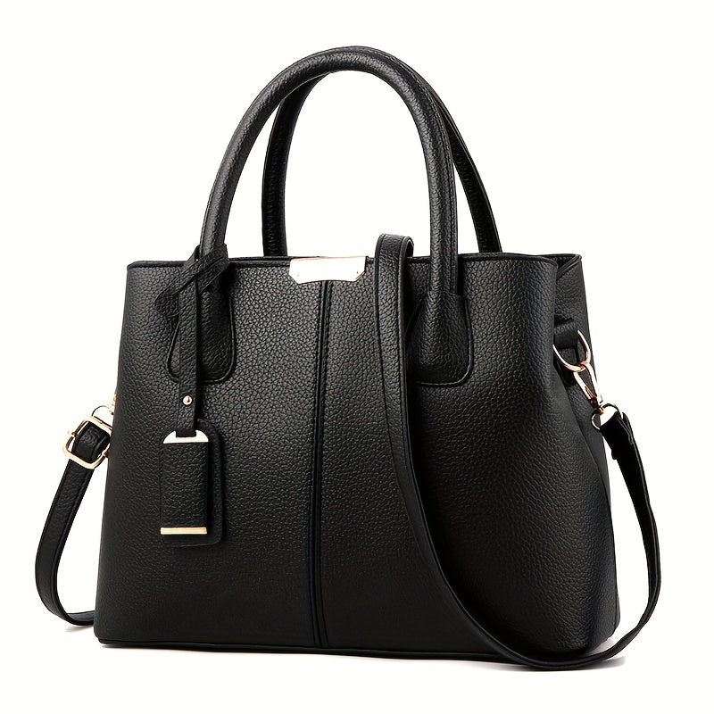 Damen Elegante PU Lederhandtasche - Vielseitig und Stilvoll