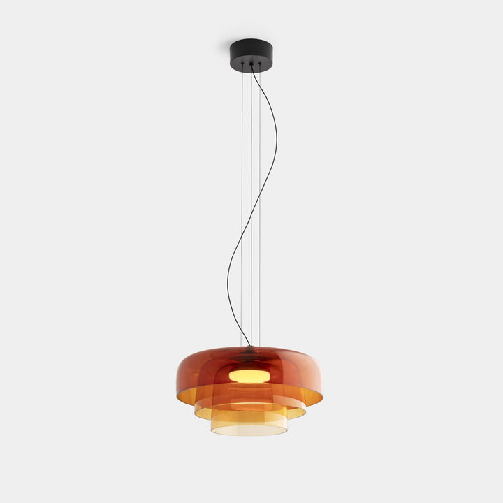 Nordische Glas-Pendelleuchte für Wohnzimmer