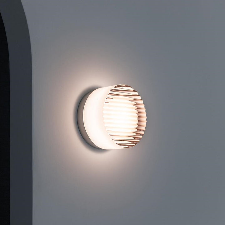 Moderne LED-Wandleuchte für Innen und Außen, Wechselndes Licht