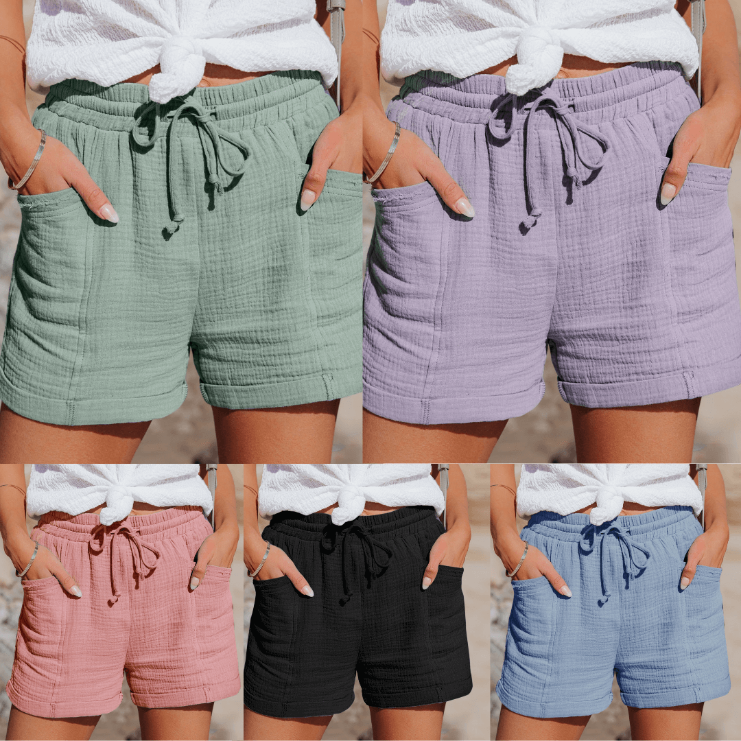 Sommerliche Damen-Baumwollshorts