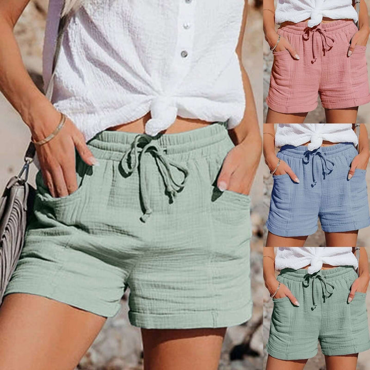 Sommerliche Damen-Baumwollshorts