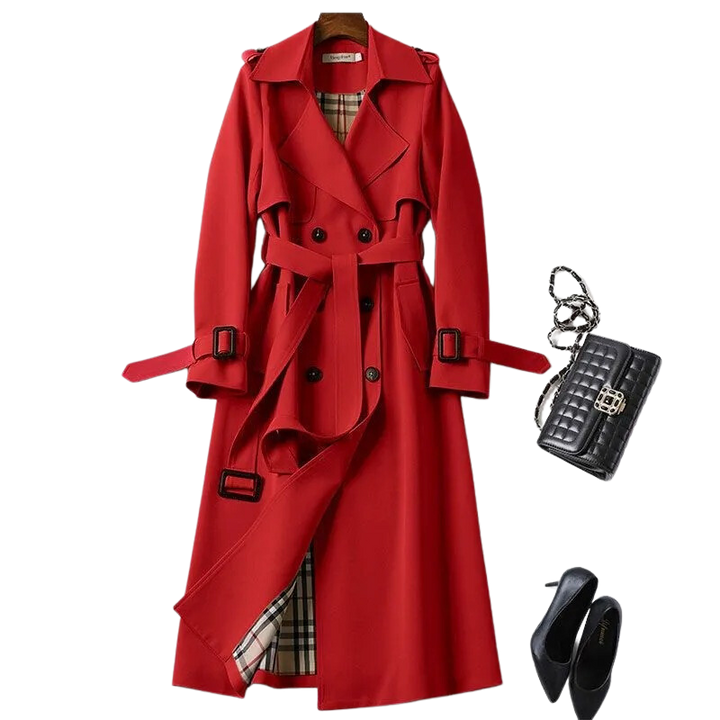 Eleganter Damen-Trenchcoat in Mittellänge