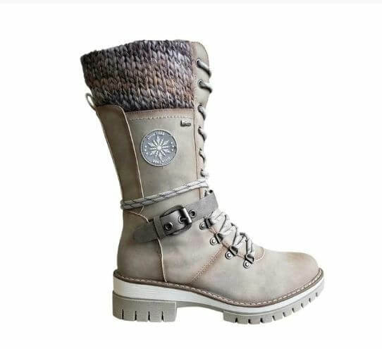 Warme Damen-Winterstiefel mit orthopädischer Sohle