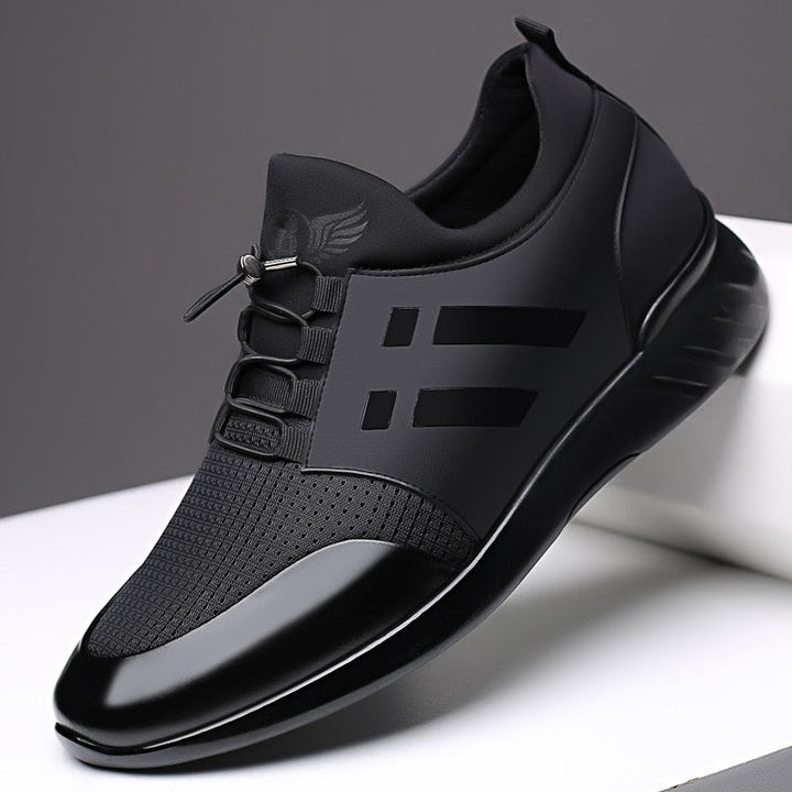 "Bequeme Herren Leder-Schuhe - Orthopädisch, atmungsaktiv, leichtes Design, Gel-Sohle, hervorragende Dämpfung."