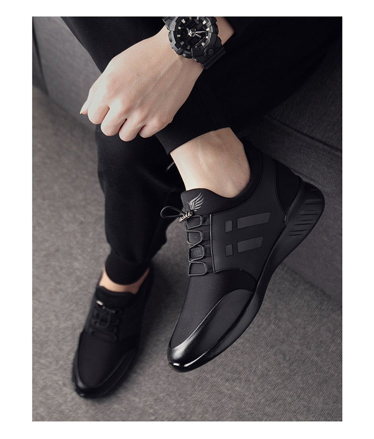 "Bequeme Herren Leder-Schuhe - Orthopädisch, atmungsaktiv, leichtes Design, Gel-Sohle, hervorragende Dämpfung."