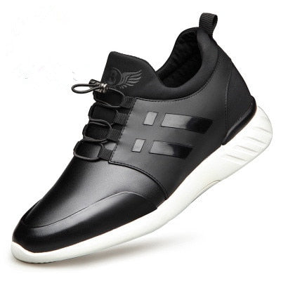 "Bequeme Herren Leder-Schuhe - Orthopädisch, atmungsaktiv, leichtes Design, Gel-Sohle, hervorragende Dämpfung."