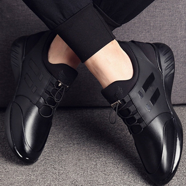 "Bequeme Herren Leder-Schuhe - Orthopädisch, atmungsaktiv, leichtes Design, Gel-Sohle, hervorragende Dämpfung."