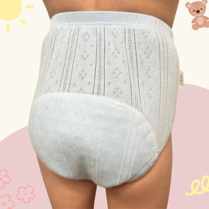 Bequeme Töpfchentraining-Höschen, saugstark, sanftes Material, niedliches Design für Babys, umweltfreundlich und wiederverwen