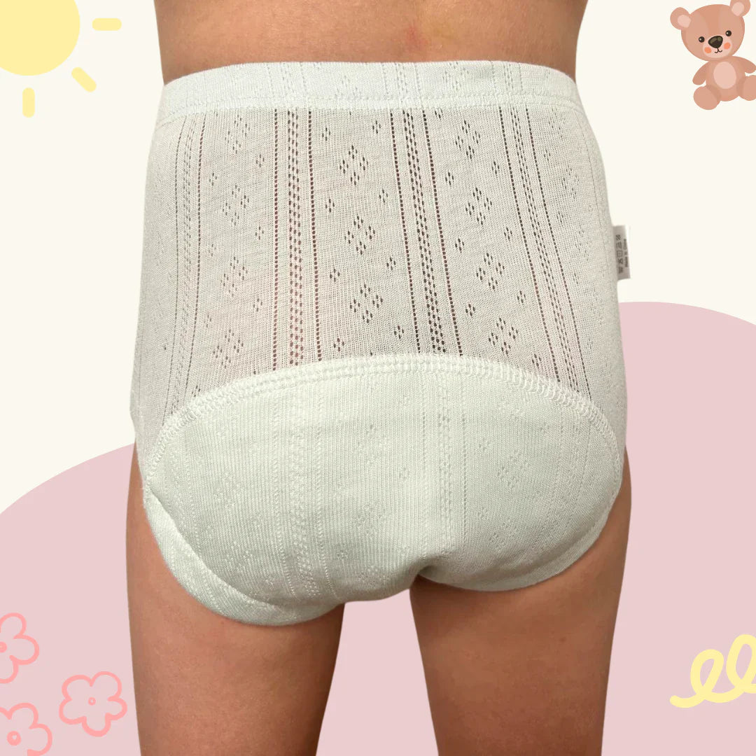 Bequeme Töpfchentraining-Höschen, saugstark, sanftes Material, niedliches Design für Babys, umweltfreundlich und wiederverwen
