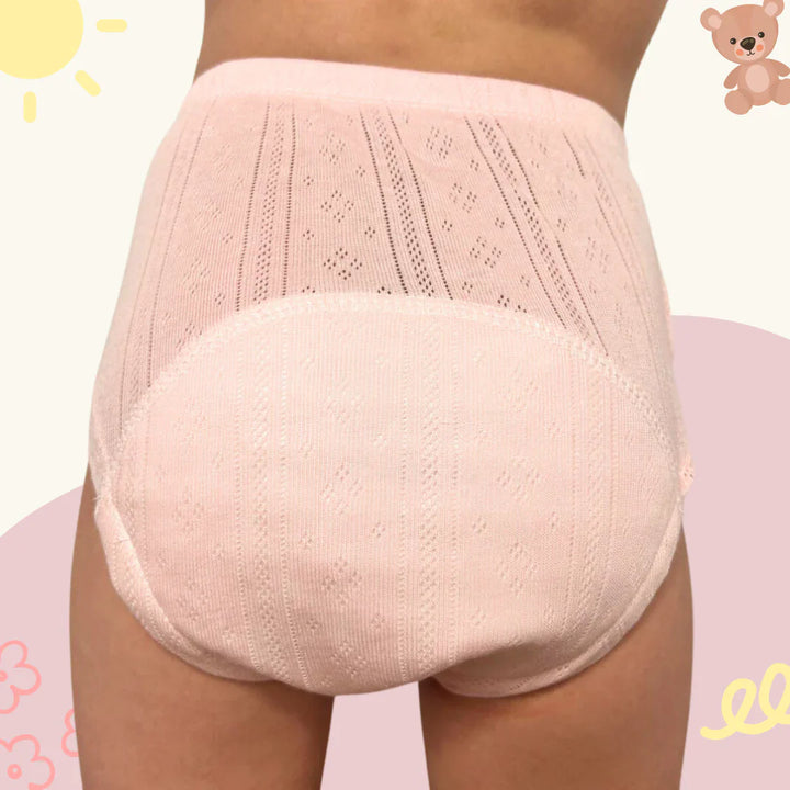 Bequeme Töpfchentraining-Höschen, saugstark, sanftes Material, niedliches Design für Babys, umweltfreundlich und wiederverwen