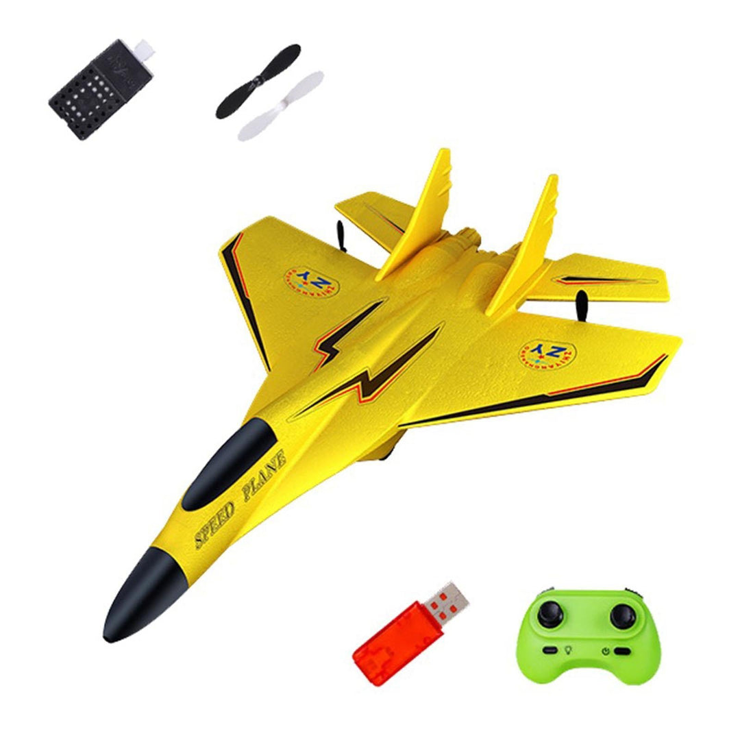 "Bruchsicheres ferngesteuertes Flugzeug, leichtes Design, robustes Material, aerodynamisch für drinnen und draußen geeignet."