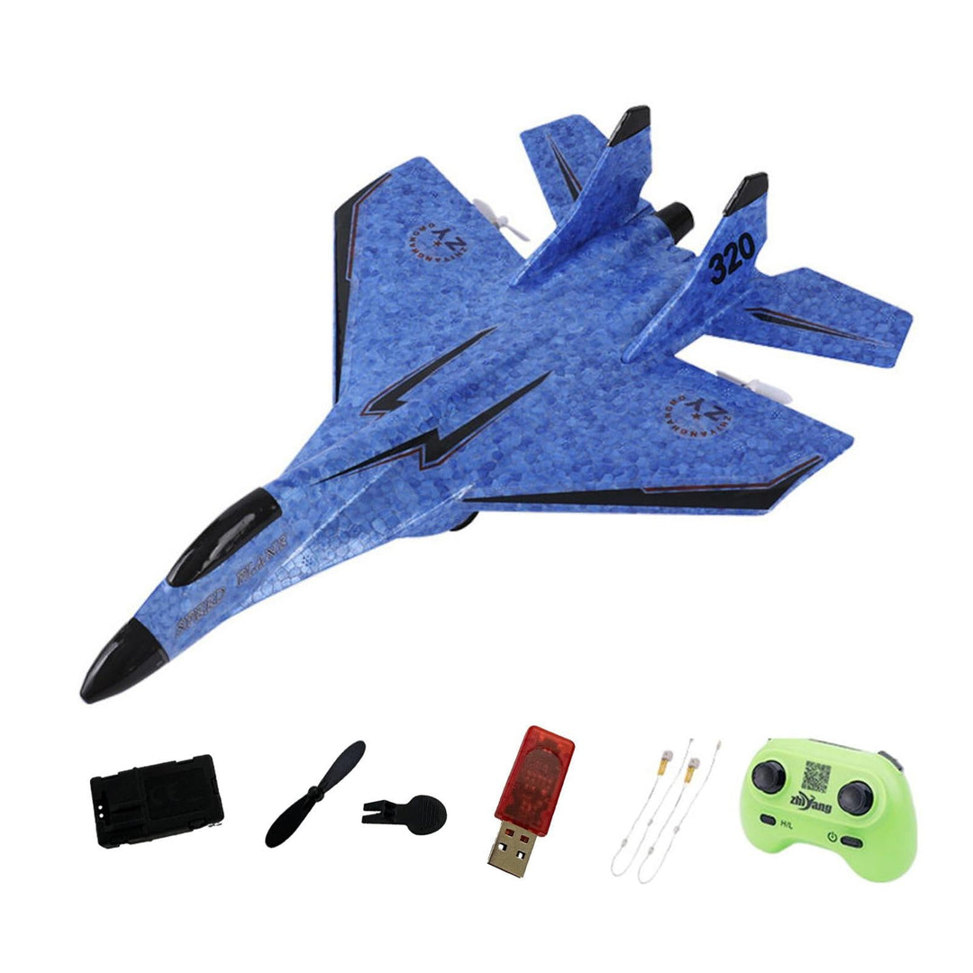"Bruchsicheres ferngesteuertes Flugzeug, leichtes Design, robustes Material, aerodynamisch für drinnen und draußen geeignet."