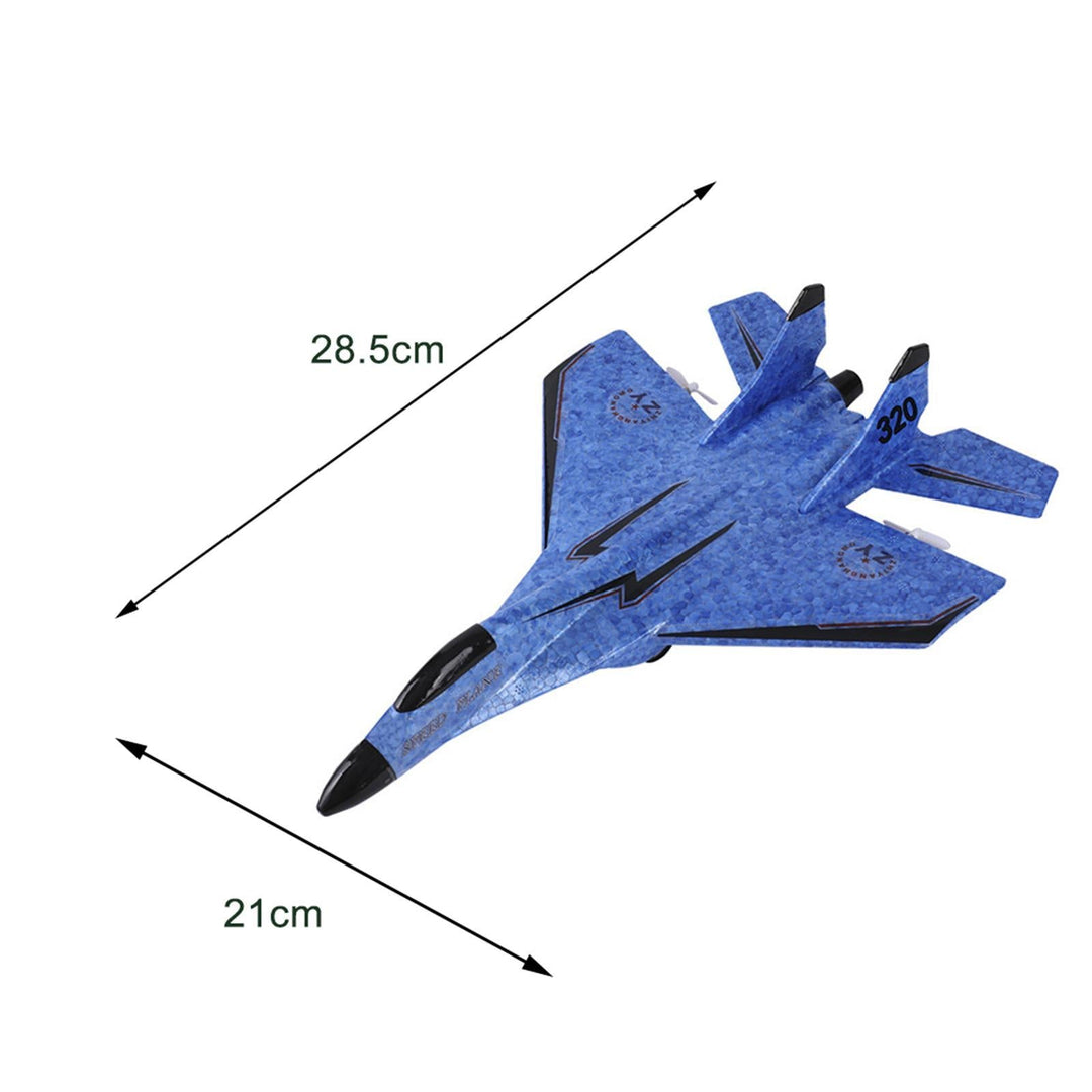 "Bruchsicheres ferngesteuertes Flugzeug, leichtes Design, robustes Material, aerodynamisch für drinnen und draußen geeignet."