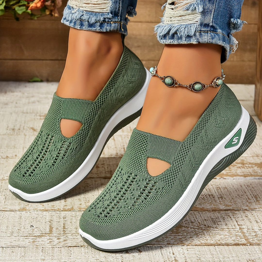 Damen-Orthopädische Slip-On-Schuhe - Komfort und Stil