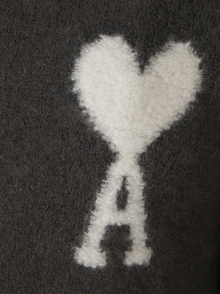 Damen Pullover mit Herz-Druck