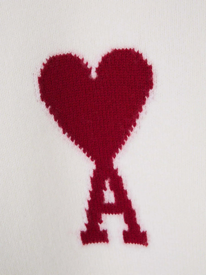 Damen Pullover mit Herz-Druck