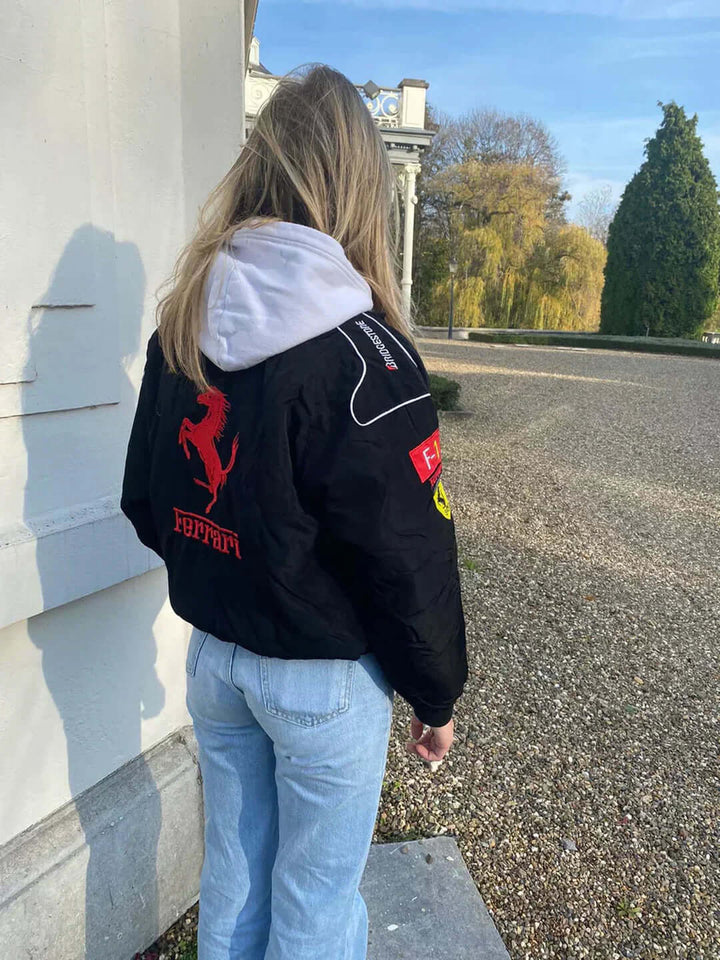 Vintage Ferrari Rennfahrerjacke