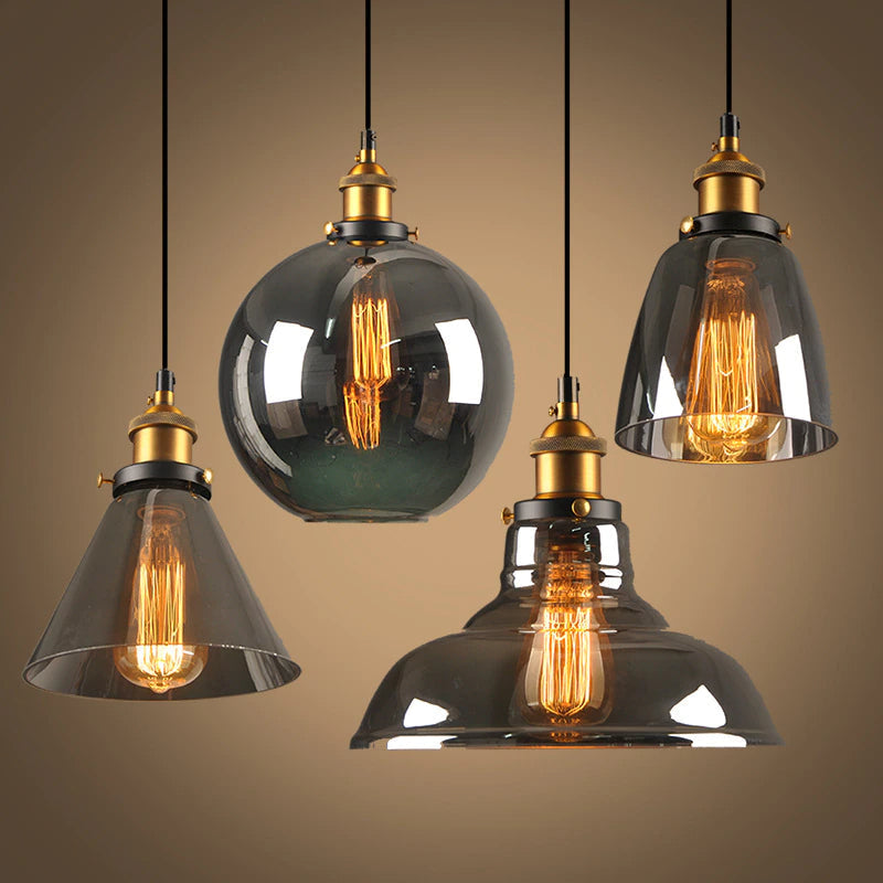 Antike Glas-Pendelleuchte in Vintage-Design für Ihr Zuhause