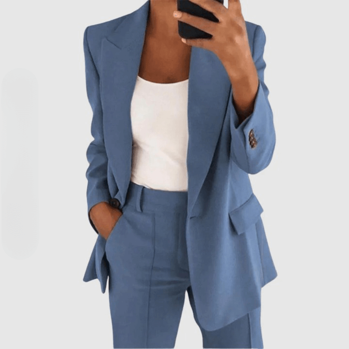 Elegantes Blazer-Hosen-Set: Modern & Stilvoll