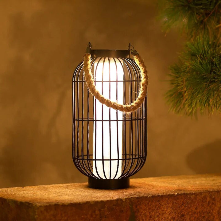Solarbetriebene LED-Chinesische Lampe für Außenbereiche