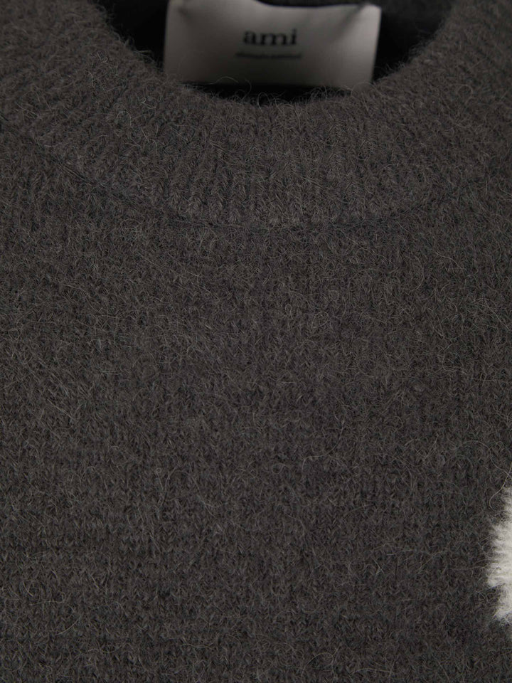 Damen Pullover mit Herz-Druck