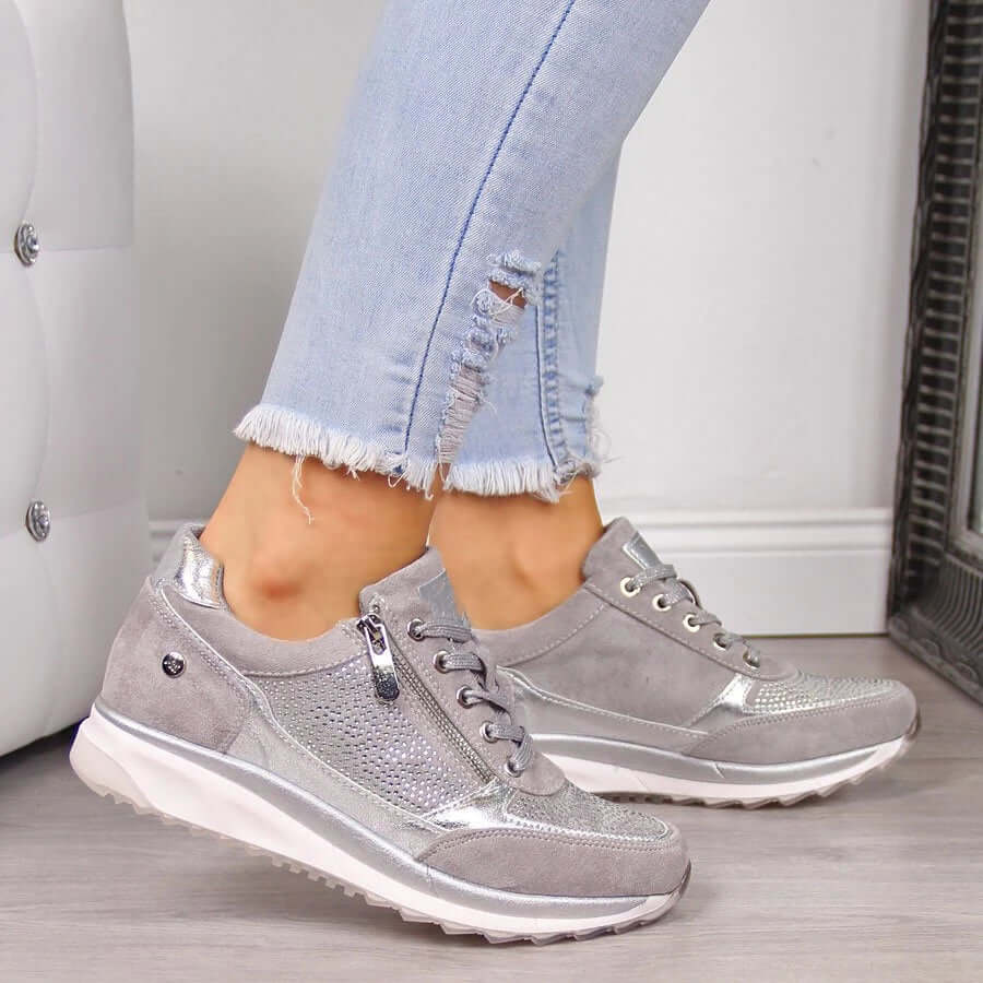 Orthopädische Reißverschluss-Sneakers für Damen und Herren