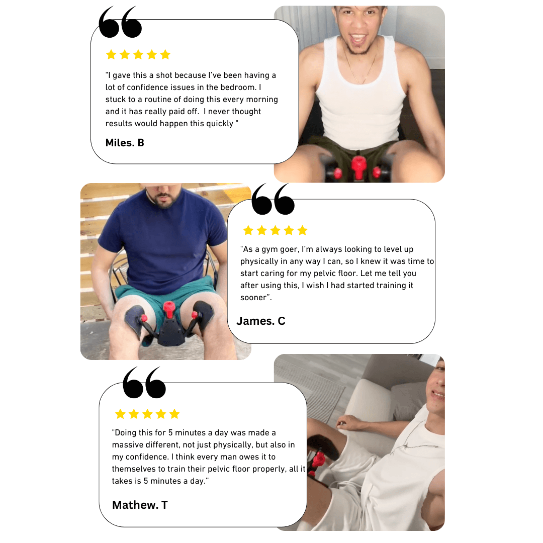 "CoreFlex Beckenbodentrainer, medizinisches Silikon, rosa, zur effektiven Stärkung der Beckenbodenmuskulatur für Männer & Fra