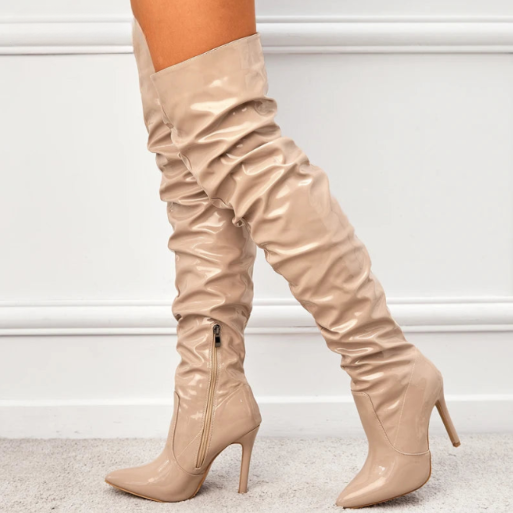 Damenstiefel mit 8 cm Absatz - Elegant und Vielseitig