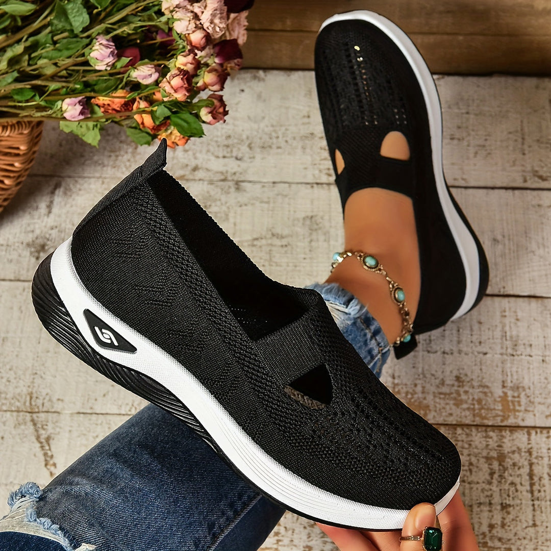 Damen-Orthopädische Slip-On-Schuhe - Komfort und Stil