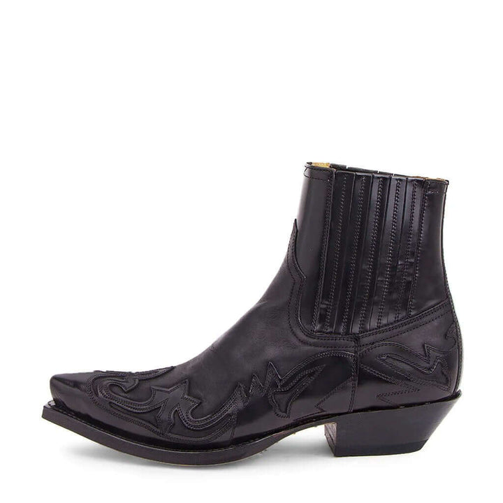 Unisex Leder Cowboystiefel - Western Style