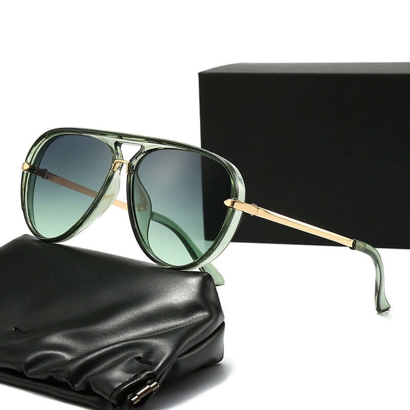 Stylische Aviator-Sonnenbrille mit UV 400 Schutz