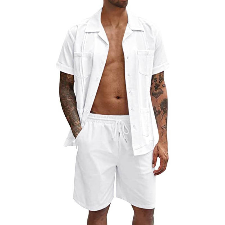 Herren-Sommer-Set: Hemd & Shorts