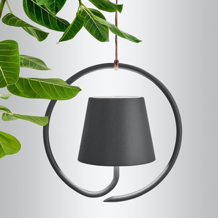 Moderne wiederaufladbare Pendelleuchte LED Schwarz/Weiß