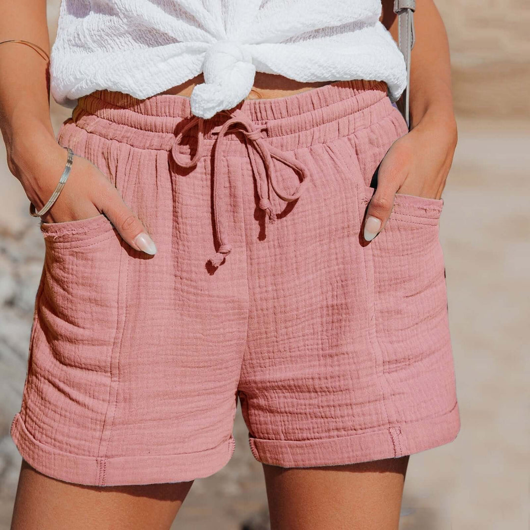 Sommerliche Damen-Baumwollshorts