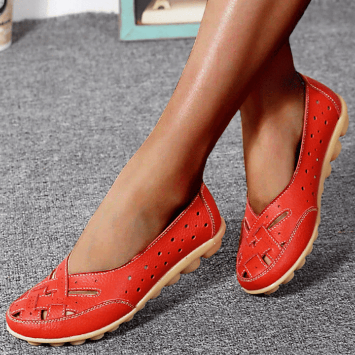 "Damen orthopädische Ledersandalen, braun, komfortable Gel-Sohle, breite Riemen, atmungsaktiv, modischer Look, ideal für Stab