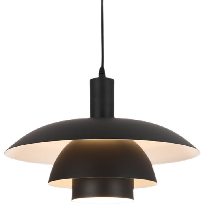 "Dänische Design-Hängeleuchte aus Metall und Glas, skandinavisches, minimalistisches Design, ideal für Essbereiche."