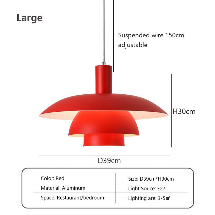 "Dänische Design-Hängeleuchte aus Metall und Glas, skandinavisches, minimalistisches Design, ideal für Essbereiche."