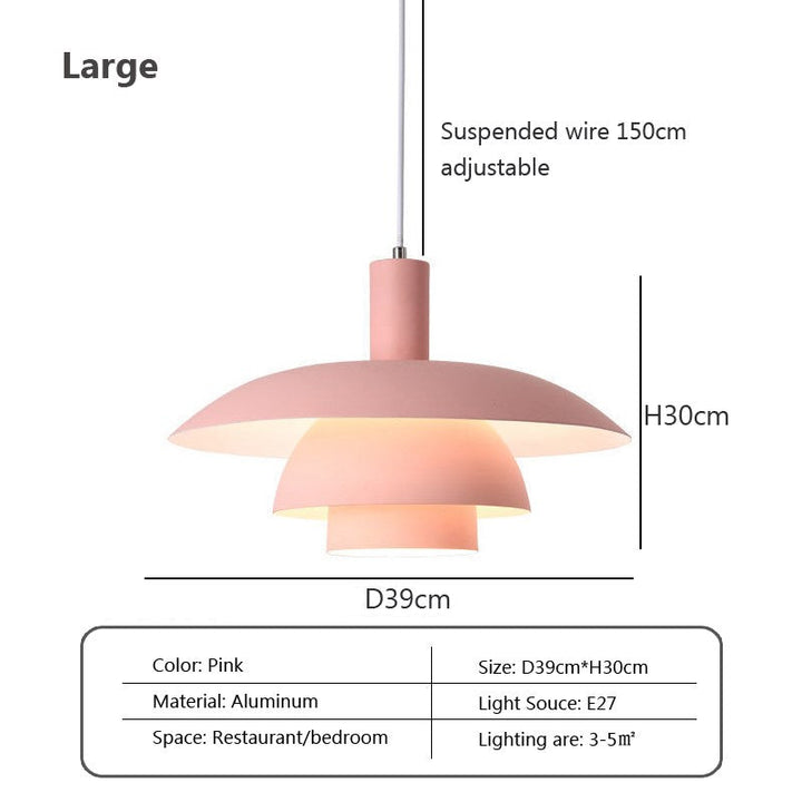 "Dänische Design-Hängeleuchte aus Metall und Glas, skandinavisches, minimalistisches Design, ideal für Essbereiche."