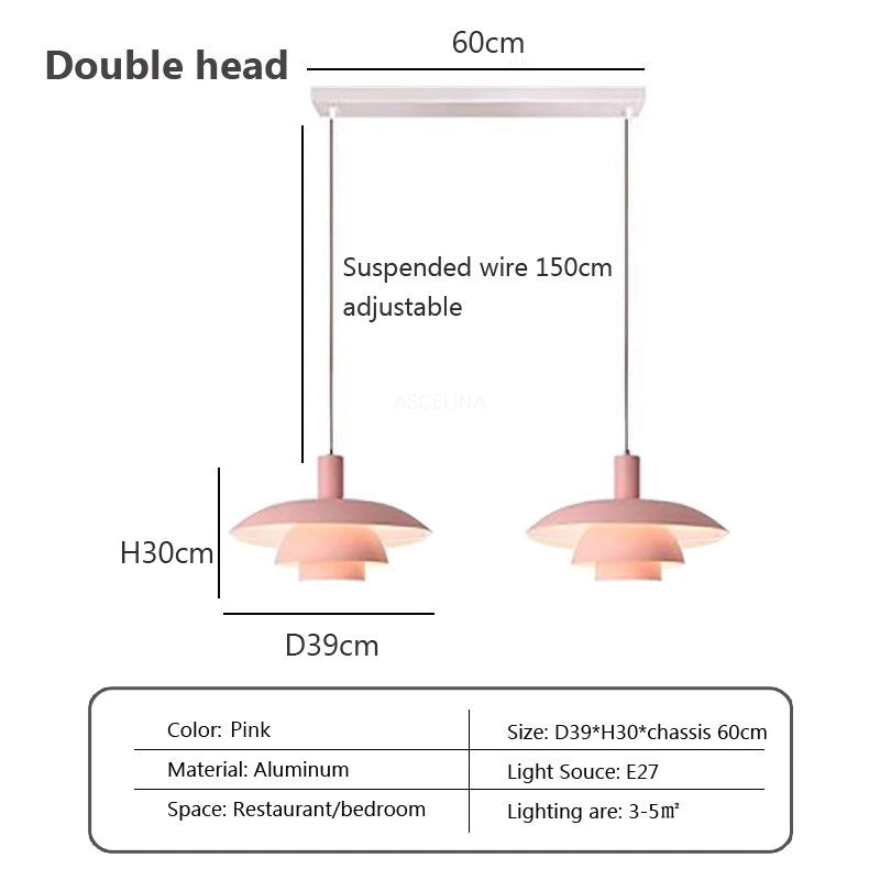 "Dänische Design-Hängeleuchte aus Metall und Glas, skandinavisches, minimalistisches Design, ideal für Essbereiche."
