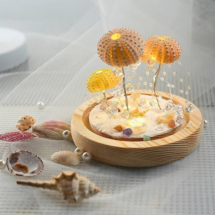 DIY Seeigel-Nachtlicht: Kreatives Vintage-Ambiente