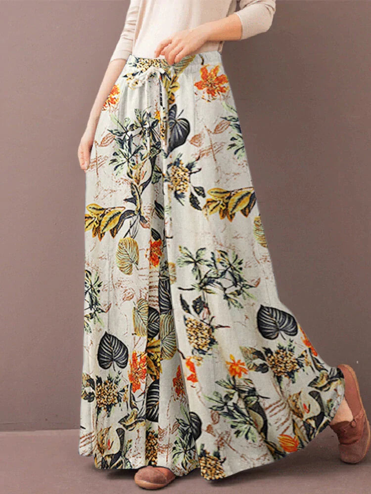 Damen Lässige Hosen mit Blumenmuster - Verschiedene Farben