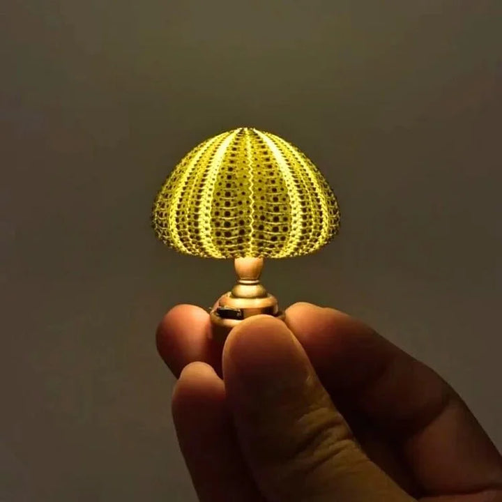 DIY Seeigel-Nachtlicht: Kreatives Vintage-Ambiente