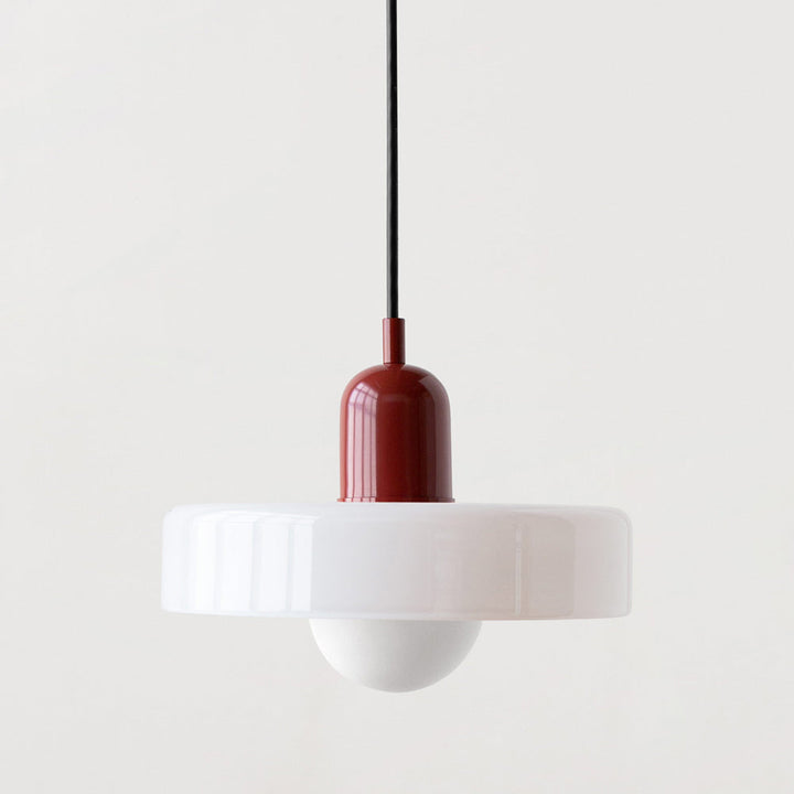 "Deckenleuchte skandinavischer Stil, handgefertigt, minimalistisches Design, gläserner Lampenschirm, elegante Beleuchtung."