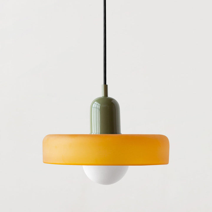 "Deckenleuchte skandinavischer Stil, handgefertigt, minimalistisches Design, gläserner Lampenschirm, elegante Beleuchtung."