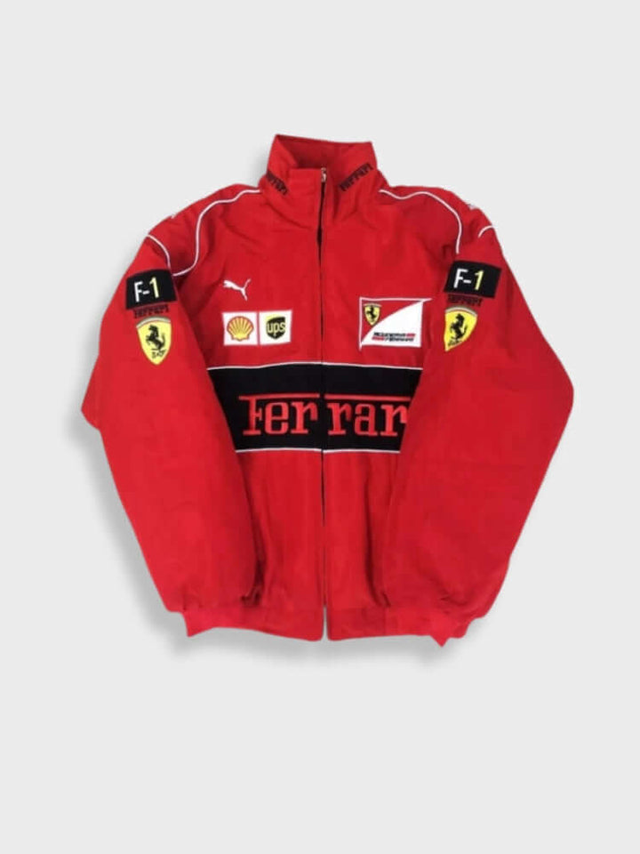 Vintage Ferrari Rennfahrerjacke