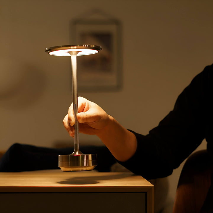 Kabellose LED Tischleuchte AmbiGlow™ - Wiederaufladbar