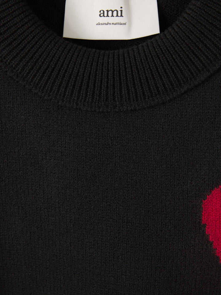 Damen Pullover mit Herz-Druck