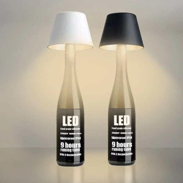 Kabellose Weinflaschen Tischlampe Wiederaufladbar