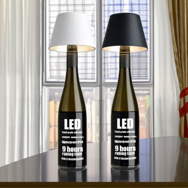Kabellose Weinflaschen Tischlampe Wiederaufladbar